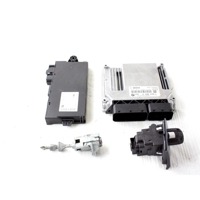 8506438 KIT ACCENSIONE AVVIAMENTO BMW SERIE 3 320 D E91 SW 2.0 D 130KW AUT 5P (2010) RICAMBIO USATO CON CENTRALINA INIEZIONE MOTORE, BLOCCHETTI ACCENSIONE APERTURA CON CHIAVE 61359217853