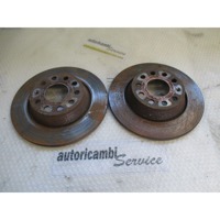 ZADNJI ZAVORNI DISKI OEM N. 1K0615601AD ORIGINAL REZERVNI DEL VOLKSWAGEN PASSAT B6 3C2 3C5 BER/SW (2005 - 09/2010)  DIESEL LETNIK 2008