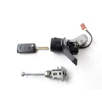 9663123280 KIT BLOCCHETTI ACCENSIONE APERTURA CON CHIAVE PEUGEOT 207 1.4 B 54KW 5M 5P (2012) RICAMBIO USATO
