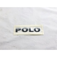 6N0853687H STEMMA FREGIO LOGO EMBLEMA PORTELLONE COFANO POSTERIORE BAULE VOLKSWAGEN POLO 1.4 B 55KW 5M 5P (2001) RICAMBIO NUOVO