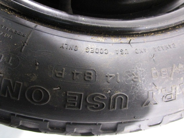 MALO REZERVNO KOLO OEM N.  ORIGINAL REZERVNI DEL FIAT PUNTO 188 188AX MK2 (1999 - 2003) BENZINA LETNIK 2002