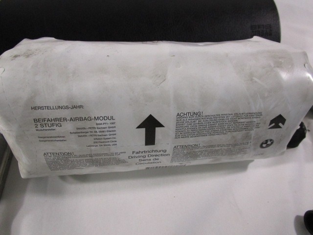 KIT AIRBAG KOMPLET OEM N. 16201 KIT AIRBAG COMPLETO ORIGINAL REZERVNI DEL BMW SERIE 3 E46 BER/SW/COUPE/CABRIO LCI R (2002 - 2005) DIESEL LETNIK 2004