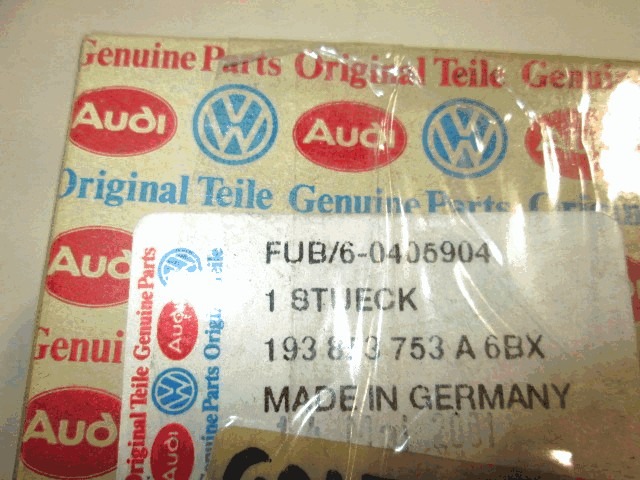 ZUNANJI PROFILI IN LETVE OEM N. 193853753A 6BX ORIGINAL REZERVNI DEL VOLKSWAGEN GOLF II 19E 1G1 MK2 (1983 - 1992)BENZINA LETNIK 1985