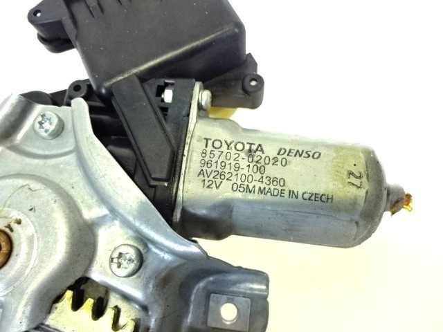 MEHANIZEM DVIGA ZADNJIH STEKEL  OEM N. 85702-02020 6983005130 ORIGINAL REZERVNI DEL TOYOTA AVENSIS T27 MK3 BER/SW (2009 - 2015)DIESEL LETNIK 2011