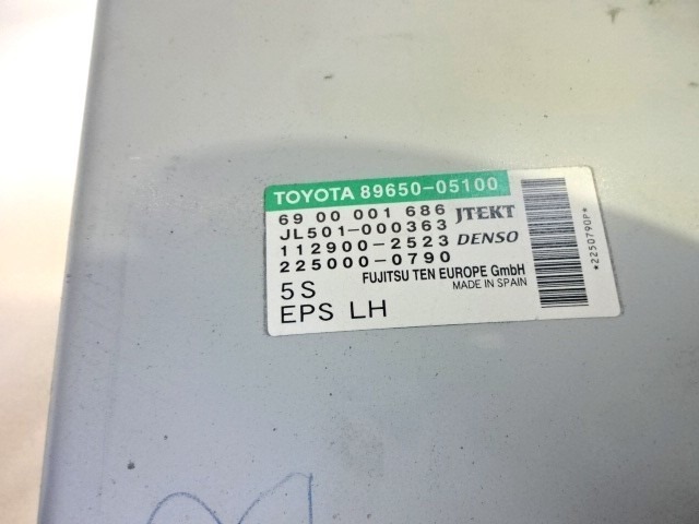 ELEKTRICNI SERVO VOLAN ENOTA OEM N. 89650-05100 ORIGINAL REZERVNI DEL TOYOTA AVENSIS T27 MK3 BER/SW (2009 - 2015)DIESEL LETNIK 2011