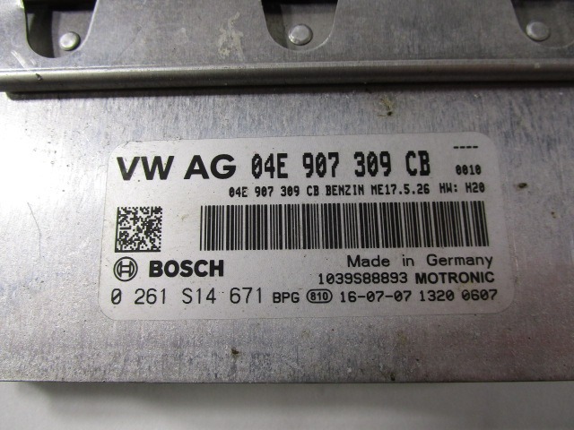 KOMPLET ODKLEPANJE IN VZIG  OEM N. 100795 KIT ACCENSIONE AVVIAMENTO ORIGINAL REZERVNI DEL VOLKSWAGEN POLO 6R1 6C1 R (02/2014 - 2017) BENZINA LETNIK 2017