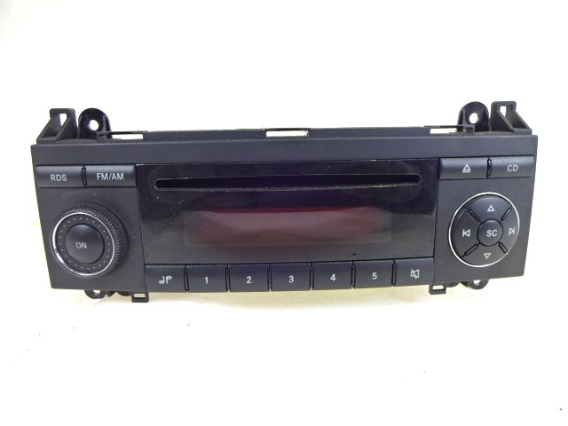 RADIO CD / OJACEVALNIK / IMETNIK HIFI OEM N. A1698200486 ORIGINAL REZERVNI DEL MERCEDES CLASSE A W169 5P C169 3P (2004 - 04/2008) DIESEL LETNIK 2007