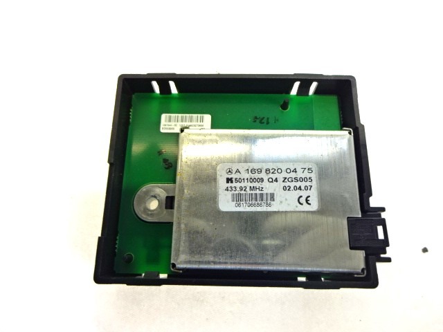 OJACEVALEC / ANTENA OEM N. A1698200475 ORIGINAL REZERVNI DEL MERCEDES CLASSE A W169 5P C169 3P (2004 - 04/2008) DIESEL LETNIK 2007