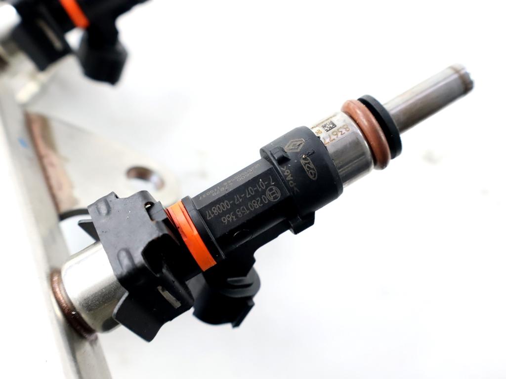 INJEKTORJI/BENCIN OEM N. 175201470R 0280158366 166004787R ORIGINAL REZERVNI DEL RENAULT CAPTUR J5 H5 (2013 - 2019) BENZINA LETNIK 2017