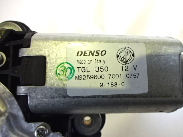MOTORCEK ZADNJEGA BRISALCA OEM N. MS259600-7001 ORIGINAL REZERVNI DEL FIAT PANDA 169 (2003 - 08/2009) BENZINA/METANO LETNIK 2009