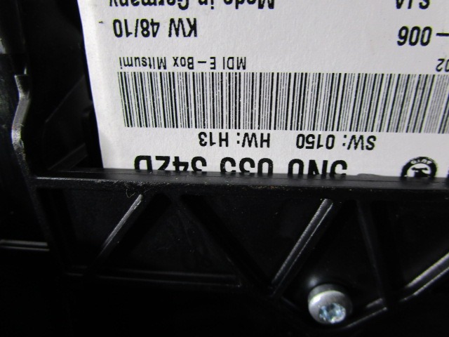 OJACEVALEC AVDIO/RADIO ENOTA  OEM N. 5N0035342D ORIGINAL REZERVNI DEL VOLKSWAGEN SCIROCCO 137 138 MK3 (10/2008 - 06-2014)BENZINA LETNIK 2011