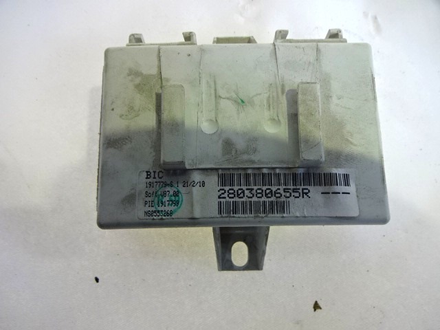 OJACEVALEC AVDIO/RADIO ENOTA  OEM N. 280380655R ORIGINAL REZERVNI DEL RENAULT MEGANE MK3 BZ0/1 B3 DZ0/1 KZ0/1 BER/SPORTOUR/ESTATE (2009 - 2015) DIESEL LETNIK 2010