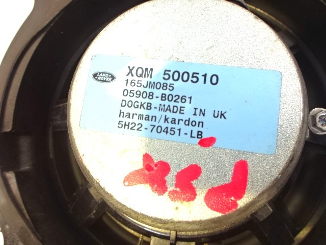 ZVOCNIKI OEM N. XQA500120 5H32-18C979-AB XQM500500 XQM500510 ORIGINAL REZERVNI DEL LAND ROVER RANGE ROVER SPORT L320 MK1 (2005 - 2010) DIESEL LETNIK 2008