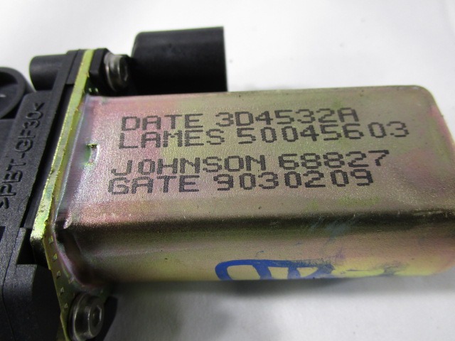 MOTORCEK ELEKTRICNEGA POMIKA ZADNJEGA STEKLA  OEM N. 50045603 ORIGINAL REZERVNI DEL FIAT IDEA 350 (2003 - 2008) DIESEL LETNIK 2004