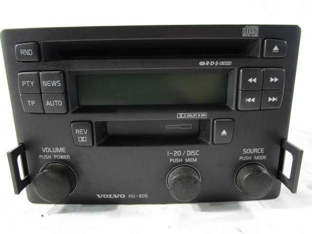 RADIO CD / OJACEVALNIK / IMETNIK HIFI OEM N. 30887084 ORIGINAL REZERVNI DEL VOLVO V40/S40 MK1 644 645 (1996 - 2004)DIESEL LETNIK 2002