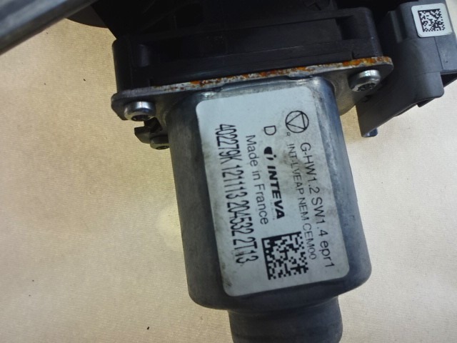 MEHANIZEM DVIGA ZADNJIH STEKEL  OEM N. 9802523780 402279K ORIGINAL REZERVNI DEL CITROEN C4 MK2 (2010 - 2018) DIESEL LETNIK 2014