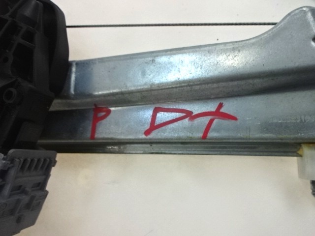 MEHANIZEM DVIGA ZADNJIH STEKEL  OEM N. 9802523180 402278K ORIGINAL REZERVNI DEL CITROEN C4 MK2 (2010 - 2018) DIESEL LETNIK 2014