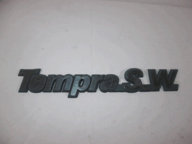 SPREDNJI IN ZADNJI EMBLEM OEM N. 7722311 ORIGINAL REZERVNI DEL FIAT TEMPRA 159 BER/SW(1990 - 1997)BENZINA LETNIK 1990