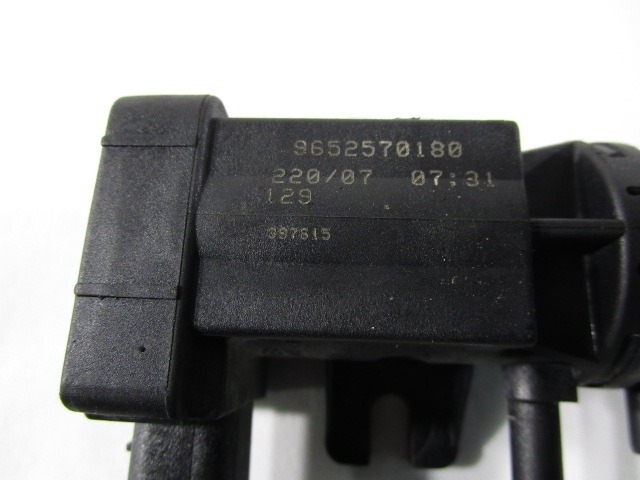 ELEKTROVENTIL  OEM N. 9652570180 ORIGINAL REZERVNI DEL FIAT 500 CINQUECENTO 312 MK3 (2007 - 2015) BENZINA LETNIK 2008