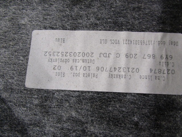 VRATNI PANEL OEM N. PNPSTSKFABIA6Y2MK1SW5P ORIGINAL REZERVNI DEL SKODA FABIA MK1 6Y2 BER/SW (2000 - 03/2007) BENZINA LETNIK 2002