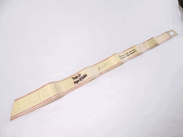 ZUNANJI PROFILI IN LETVE SPREDAJ LEVO OEM N. 601219 ORIGINAL REZERVNI DEL RENAULT 5 122 (1972 - 1984)BENZINA LETNIK 1972