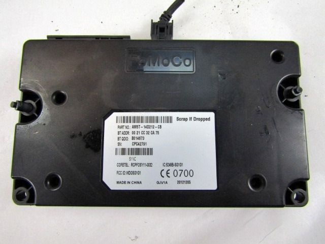 KOMPLET ODKLEPANJE IN VZIG  OEM N. 55466 KIT ACCENSIONE AVVIAMENTO ORIGINAL REZERVNI DEL FORD BMAX JK (2012 - 2018)BENZINA LETNIK 2013