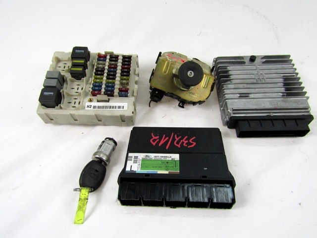 KOMPLET ODKLEPANJE IN VZIG  OEM N. 15810 KIT ACCENSIONE AVVIAMENTO ORIGINAL REZERVNI DEL FORD FOCUS DAW DBW DNW MK1 R BER/SW (2001-2005) DIESEL LETNIK 2003