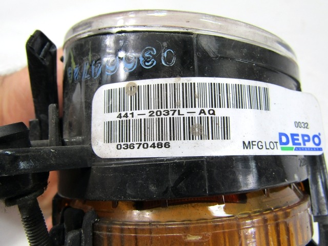 LEVA MEGLENKA OEM N. 441-2037L-AQ ORIGINAL REZERVNI DEL VOLKSWAGEN GOLF V 1K1 1K5 MK5 BER/SW (02/2004-11/2008) BENZINA LETNIK 2007
