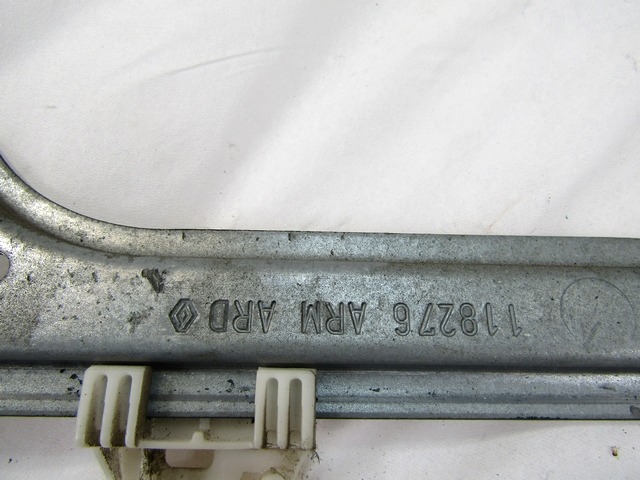 ROCNI SISTEM ZA DVIGOVANJE ZADNJEGA STEKLA  OEM N. 8200219259 ORIGINAL REZERVNI DEL RENAULT MODUS F/JP0 (2004 - 2008) BENZINA LETNIK 2006
