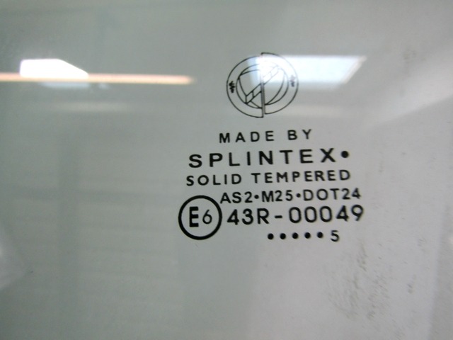 STEKLO SPREDNJIH LEVIH VRAT OEM N. 51754279 ORIGINAL REZERVNI DEL LANCIA MUSA 350 (2004 - 2007) DIESEL LETNIK 2005