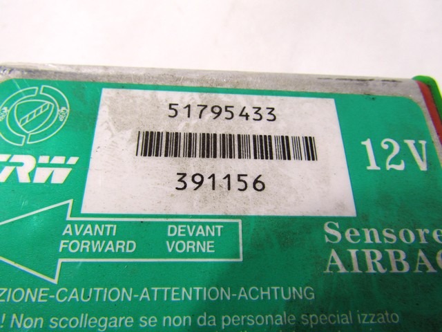 RACUNALNIK AIRBAG OEM N. 51795433 ORIGINAL REZERVNI DEL FIAT GRANDE PUNTO 199 (2005 - 2012) DIESEL LETNIK 2008