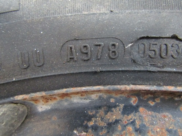 REZERVNO KOLO OEM N.  ORIGINAL REZERVNI DEL OPEL ZAFIRA A T98 (1999 - 2005) DIESEL LETNIK 2003