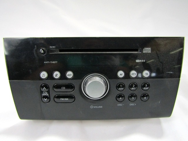 RADIO CD / OJACEVALNIK / IMETNIK HIFI OEM N. 39101-62J0  ORIGINAL REZERVNI DEL SUZUKI SWIFT MZ EZ MK3 (2004 - 2010) DIESEL LETNIK 2006