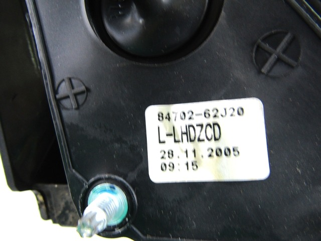 LEVO OGLEDALO OEM N. 84702-62J20 ORIGINAL REZERVNI DEL SUZUKI SWIFT MZ EZ MK3 (2004 - 2010) DIESEL LETNIK 2006