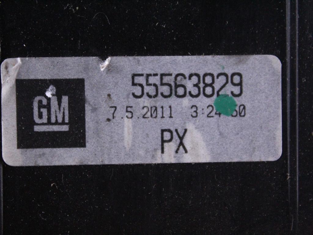 MEHANIZEM VZVODA ROCNEGA MENJALNIKA OEM N. 55563829 ORIGINAL REZERVNI DEL OPEL ASTRA J P10 5P/3P/SW (2010 - 2015) DIESEL LETNIK 2011