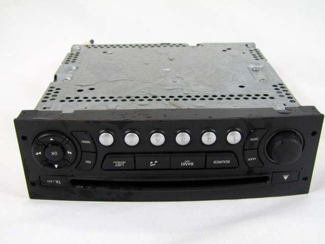 RADIO CD / OJACEVALNIK / IMETNIK HIFI OEM N. 96766518XT ORIGINAL REZERVNI DEL CITROEN C3 MK2 SC (2009 - 2016) BENZINA LETNIK 2011