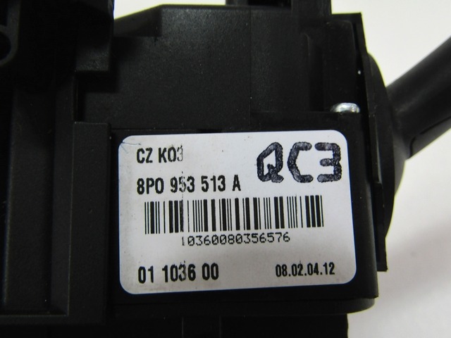 KRMILO SMERNIKI OEM N. 8P0953513A ORIGINAL REZERVNI DEL AUDI A3 MK2 8P 8PA 8P1 (2003 - 2008)DIESEL LETNIK 2008