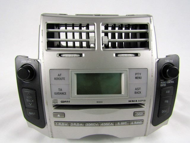 RADIO CD / OJACEVALNIK / IMETNIK HIFI OEM N. 86120-0D210 ORIGINAL REZERVNI DEL TOYOTA YARIS P9 MK2 (01/2006 - 2009) BENZINA LETNIK 2008