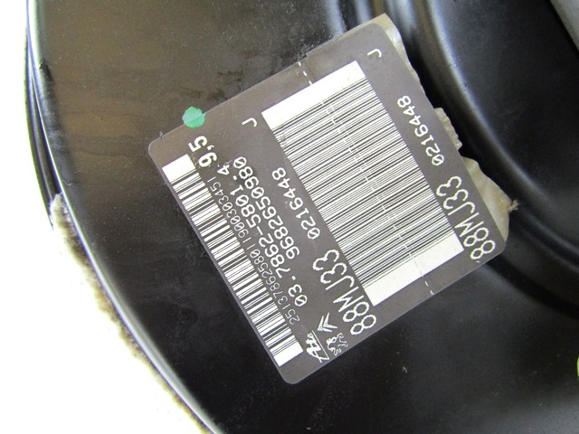 SERVO OJACEVALNIK ZAVOR S PUMPO OEM N. 9682650980 03.7862-5801.4 ORIGINAL REZERVNI DEL PEUGEOT 3008 MK1 0U (2009 - 2016) DIESEL LETNIK 2010