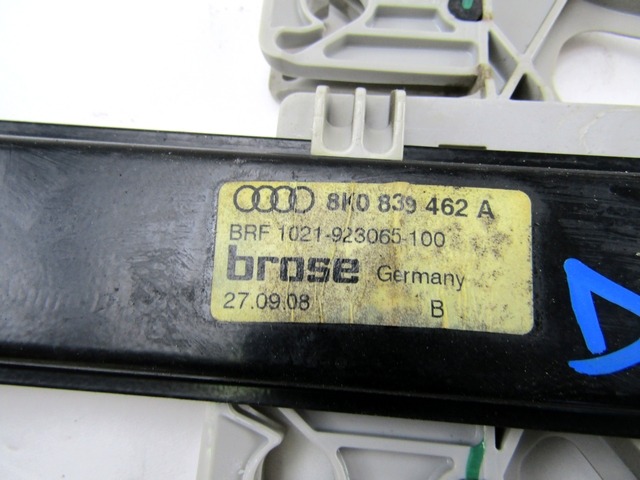 MEHANIZEM ZA ZADNJA VRATA  OEM N. 8K0839462A ORIGINAL REZERVNI DEL AUDI A4 B8 8K2 BER/SW/CABRIO (2007 - 11/2015) DIESEL LETNIK 2008