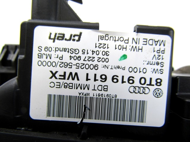 REZERVNI DELI, RADIJSKO-NAVIGACIJSKE NAPRAVE OEM N. 8T0919603C ORIGINAL REZERVNI DEL AUDI A4 B8 8K2 BER/SW/CABRIO (2007 - 11/2015) DIESEL LETNIK 2008