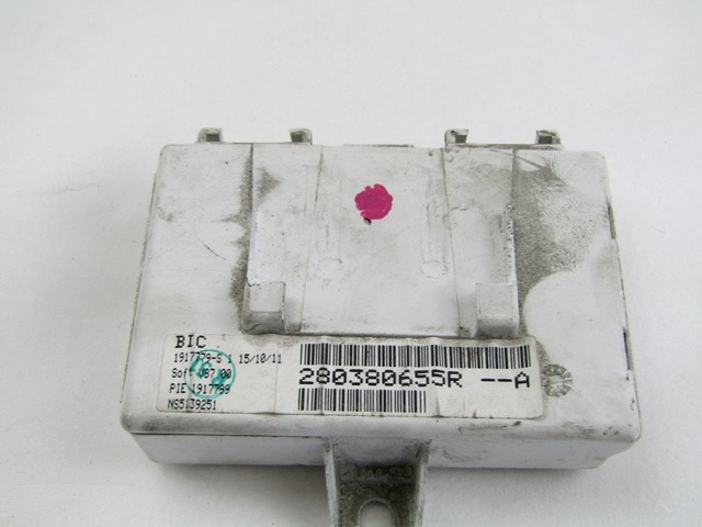 OJACEVALEC AVDIO/RADIO ENOTA  OEM N. 280380655R ORIGINAL REZERVNI DEL RENAULT MEGANE MK3 BZ0/1 B3 DZ0/1 KZ0/1 BER/SPORTOUR/ESTATE (2009 - 2015) DIESEL LETNIK 2011