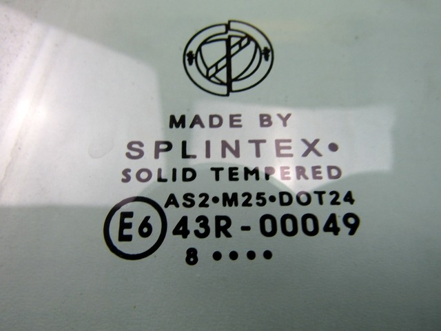 ZADNJA LEVA STEKLO OEM N. 51754303 ORIGINAL REZERVNI DEL LANCIA MUSA 350 R (09/2007 - 8/2013) BENZINA LETNIK 2008