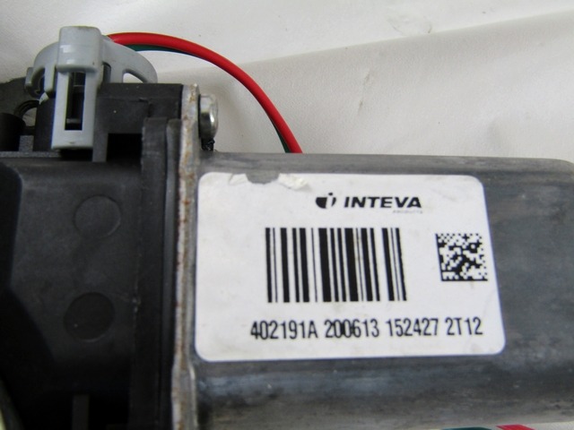 MEHANIZEM DVIGA ZADNJIH STEKEL  OEM N. 82701JD40A ORIGINAL REZERVNI DEL NISSAN QASHQAI J10E (03/2010 - 2013) DIESEL LETNIK 2013