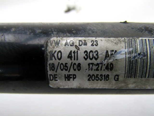 SPREDNJI STABILIZATOR OEM N. 1K0411303AM ORIGINAL REZERVNI DEL SEAT ALTEA 5P1 (2004 - 02/2009)BENZINA LETNIK 2006