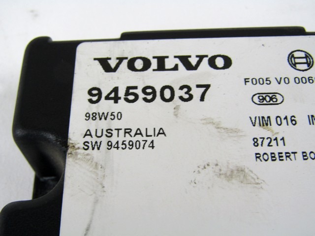 RACUNALNIK AVTOALARMA/BLOKADA MOTORJA OEM N. 9459037 ORIGINAL REZERVNI DEL VOLVO S70 V70 874 875 876 MK1 (1996 - 2000)DIESEL LETNIK 1999