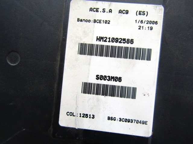 KOMPLET ODKLEPANJE IN VZIG  OEM N. 17900 KIT ACCENSIONE AVVIAMENTO ORIGINAL REZERVNI DEL SEAT ALTEA 5P1 (2004 - 02/2009)BENZINA LETNIK 2006