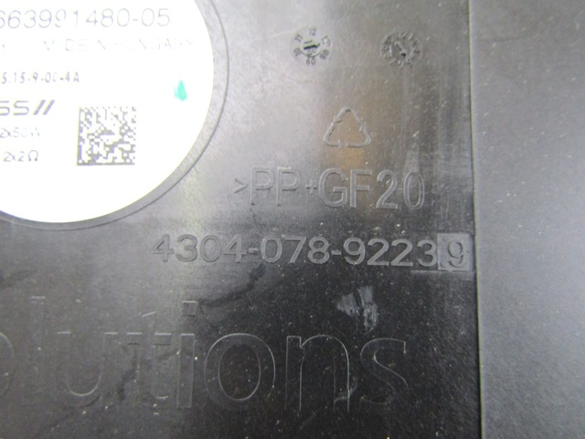 ZVOCNIKI OEM N. 9663991480 ORIGINAL REZERVNI DEL DS DS3 (2015 - 2019)BENZINA LETNIK 2015