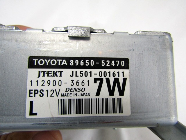 ELEKTRICNI SERVO VOLAN ENOTA OEM N. 89650-52470 JL501-001611 112900-3661 ORIGINAL REZERVNI DEL TOYOTA URBAN CRUISER P1 (2009 - 2014) DIESEL LETNIK 2010