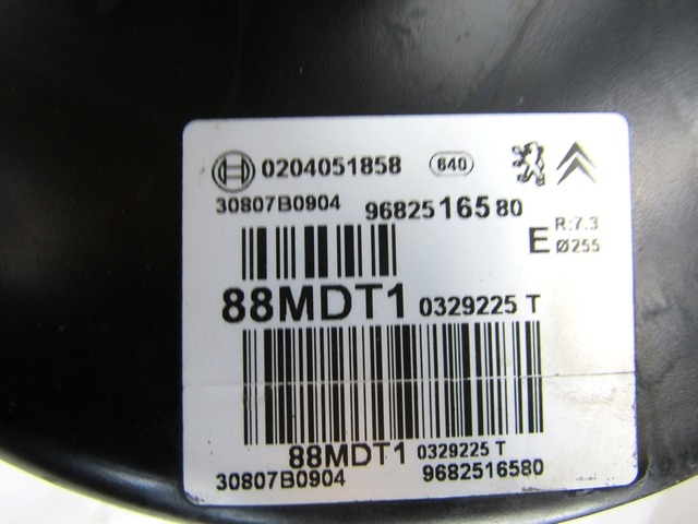 SERVO OJACEVALNIK ZAVOR S PUMPO OEM N. 9682516580 ORIGINAL REZERVNI DEL PEUGEOT 308 4A 4B 4C 4E 4H MK1 BER/SW/CC (2007 - 2013) DIESEL LETNIK 2011